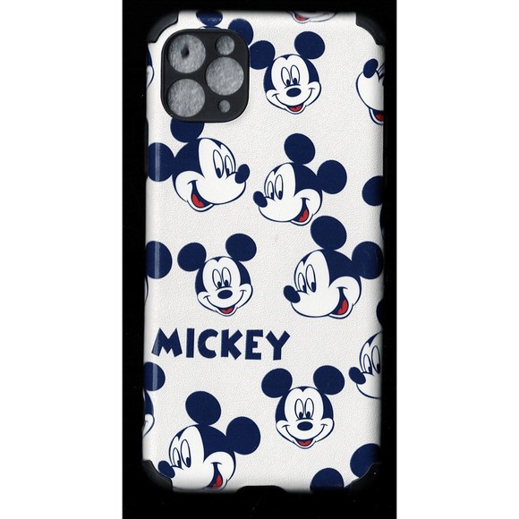 iPhone Disney Micky Mouse Black & White Protective Phone Case - Picture 1 of 2